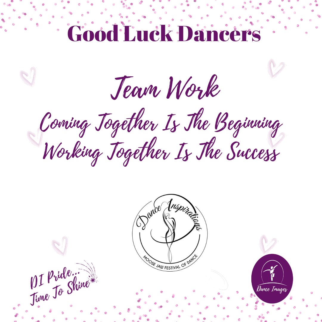 Day 5... Let’a sprinkle our magic dust of passion and charm on that stage! 🌟🕺💫 Coming together is the beginning, Working together is the success.
 #BreakALeg #StrikeAPose #DanceMania #ForeverDancing #MooseJawGroove  #danceimages #danceinmoosejaw #mjdancefestival