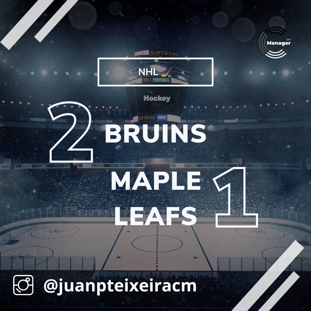 #NHL 🏒🇺🇸 | Ronda 1

🟡⚫ @NHLBruins 2️⃣
🔵🔵 @MapleLeafs 1️⃣

#NHLPlayoffs2024 #HockeyTwitter #bostonbruinshockey #torontomapleleafshockey #Bruins #MapleLeafs #nhlhockey #StanleyCupPlayoffs #NHLPlayoffs #NHLTwitter #hockeyplayers #hockeygame #hockeyfan #NHLPlays #Playoffs