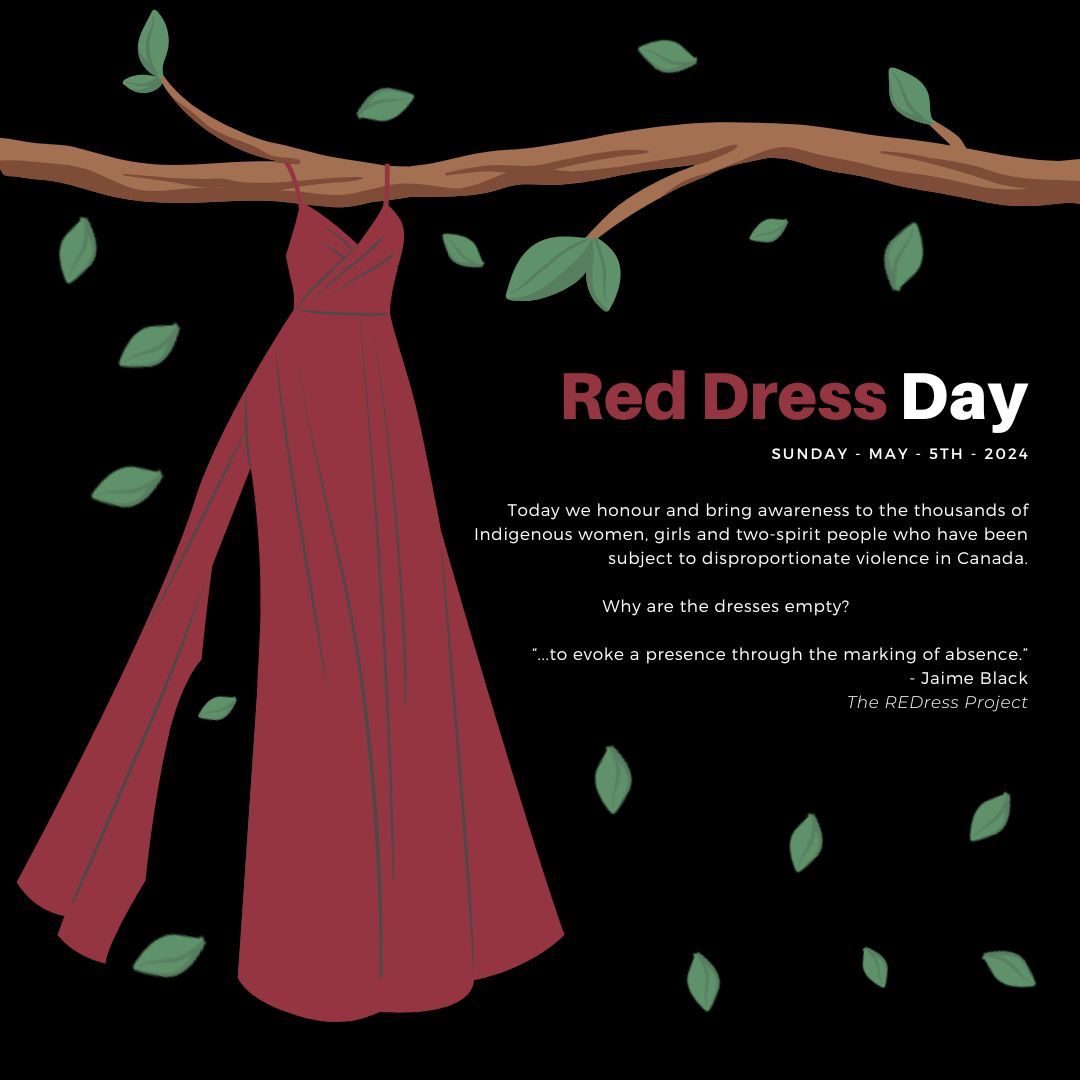 We evoke their presence by remarking upon their absence. #REDressProject #RedDressDay #MMIWG2S