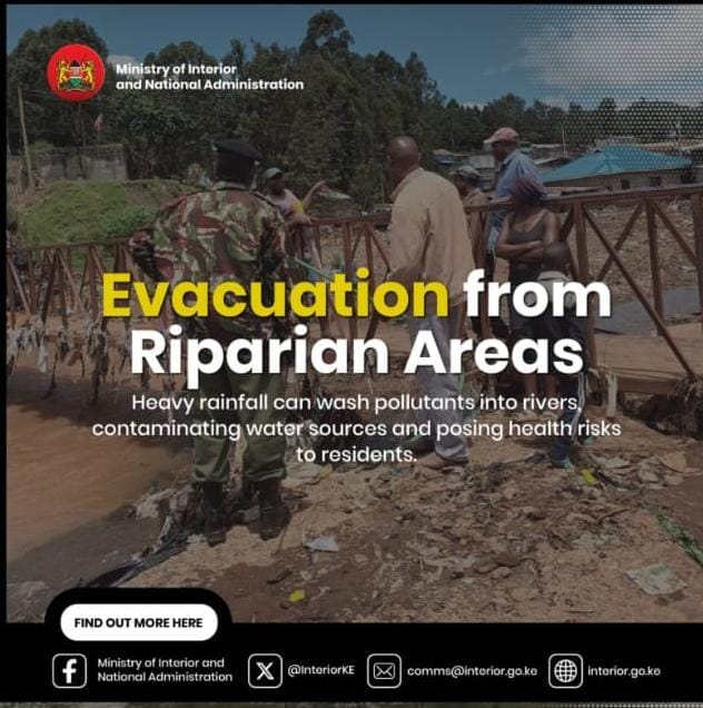 Riparian areas, which are land next to rivers and streams, are at high risk of flooding during heavy rainfall. This can result in the loss of lives and property. 

The government is taking necessary measures to evacuate residents from these areas as heavy rainfall can wash…