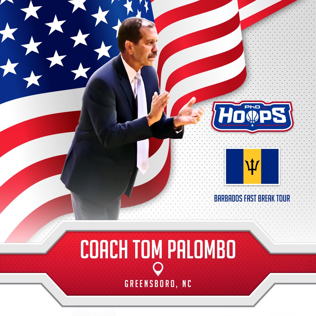 Meet Coach Tom Palombo, #PhDHoopsUSA Senior Men’s Team Head Coach! Coach Tom Palombo, Head Coach (Greensboro, NC), is one of the most accomplished coaches in the nation. As a 33-year head coaching veteran at the collegiate level, he has spent the past 21 seasons as Head Men’s…