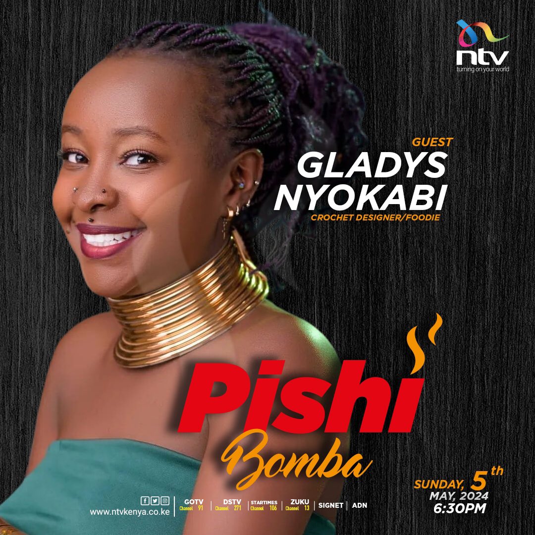 Coming up on #PishiBomba at 6.30pm on <a href="/ntvkenya/">NTV Kenya</a> — Guest Gladys joins <a href="/clare_karatu/">Clare Karatu</a> in the kitchen as we learn how to bake delicious vanilla cookie cupcakes.

#PishiBomba in association with <a href="/KitchenNewmatic/">newmatic_kitchen_appliances</a> and <a href="/pgbisonkenya/">PG Bison (K) Ltd</a> 

#tvshow #cookingshow #vanilla #recipe #nairobi