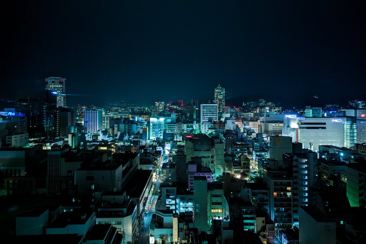 Sherni_fps's tweet photo. View from the 22nd floor - Hiroshima. (with some "minor" color grading) https://t.co/Nv0hudtNjG