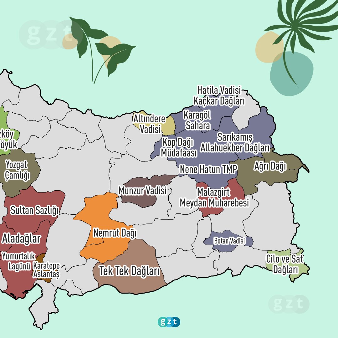 🌲Türkiye'nin milli parkları 🧐Sizin favoriniz hangisi?