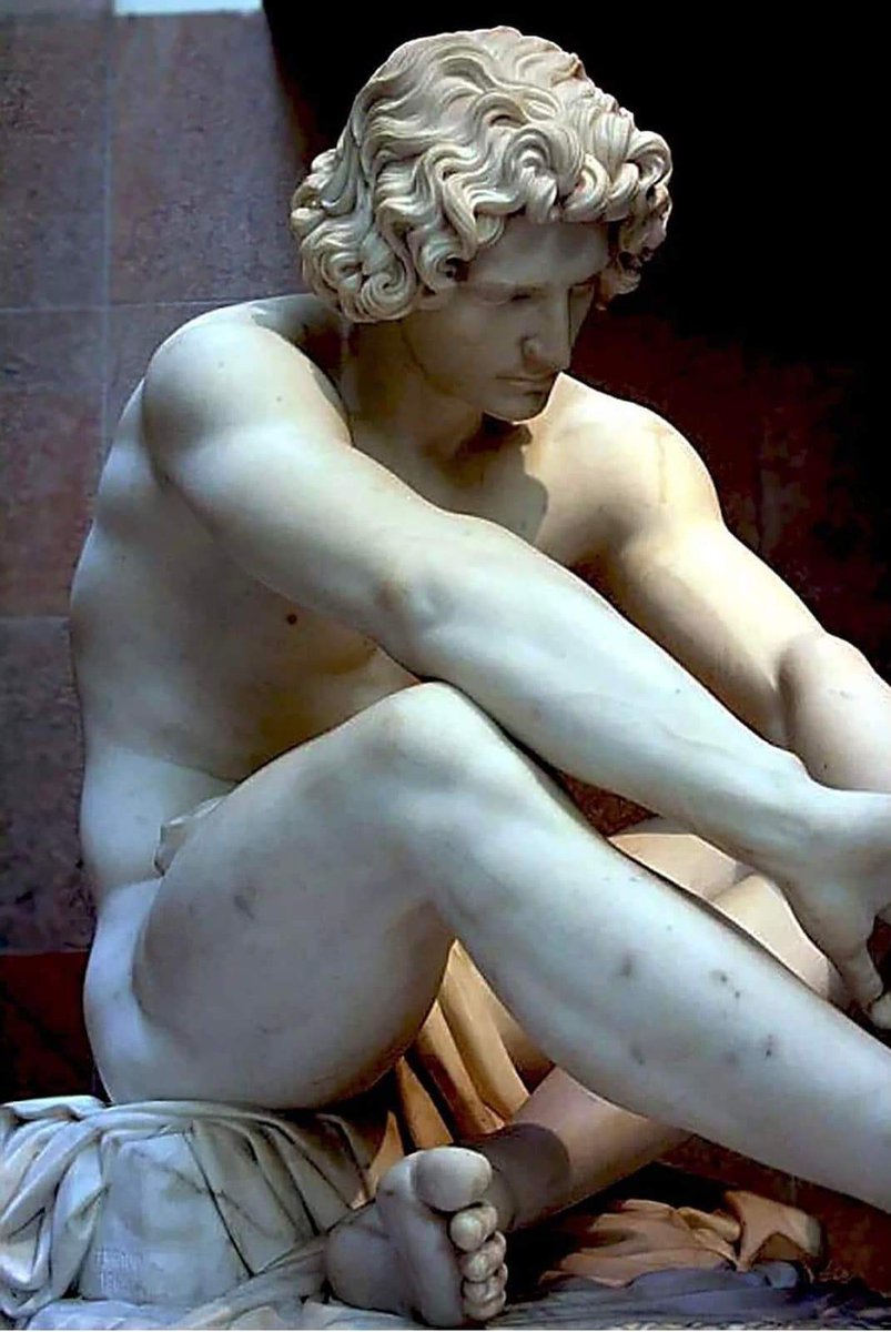 Despair (1869) Sculpture by Jean-Joseph Perraud exhibited at the Musée d'Orsay, Paris. 'In all the tears a hope lingers' Simone de Beauvoir