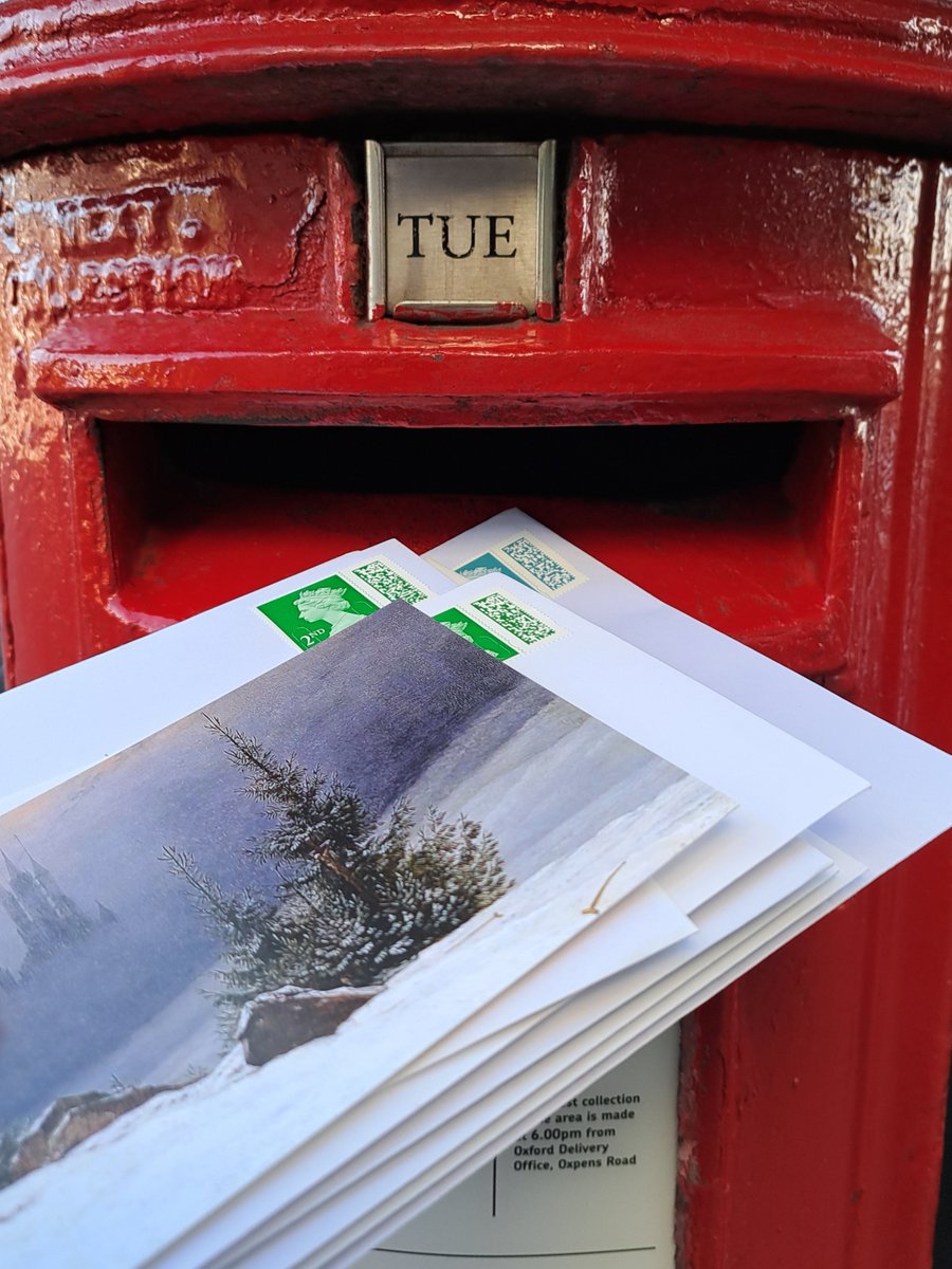 Oh yes, I almost forgot! Here is a post-#PostboxSaturday action shot from me!