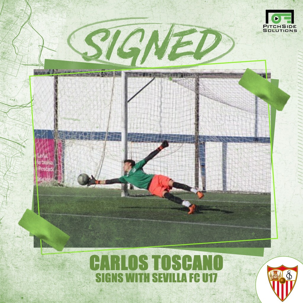 Spanish-Canadian Goalkeeper Carlos Toscano signs with Sevilla FC U17 in Spain. The Goalkeeper from Toronto recently played with Calavera C.F

#canadasoccer #canmnt #canadared @canucksabroad