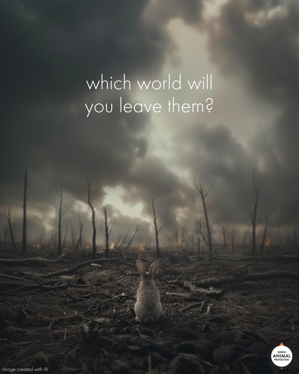 The future for animals and our planet is in your hands. Will you leave them a world where they can thrive, or one where their homes are destroyed? If we want to protect animals, we must protect the planet they call home.