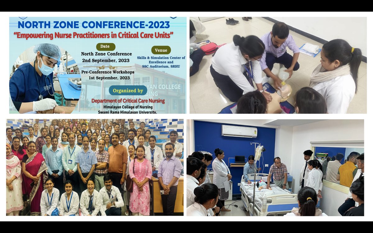 Workshop on pediatric critical care for nurses. It was a resounding success with more than 80 delegates(many from outstations like Haldwani, Haridwar and Roorkee ). It was really encouraging to see interest among nurses till very late in the evening @SRHUniversity @Rdi_Hiht