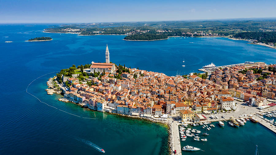 Istria: Wonderful old cities, beautiful beaches

Poreč, Umag, Rovinj, Pula (the city with the amphitheater) and Opatija are some of the well known cities. The national park Brijuni and the tip of Istria are worth a visit too, as well as Motovun, a fortified hilltop town.