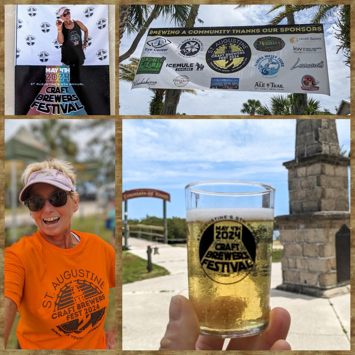 Awesome #maythefourth #staugustine #staugustinecraftbrewersfest 🍻🌠 Fantastic time behind the scenes (again) as a vol 😎 then beer tastes 😍 Great weather, people! 🙂 Ck out my vid from yesterday for fun countdown to entry! 🎦 WooHoo! The Force was strong  🌠
#beerfest #flbeer