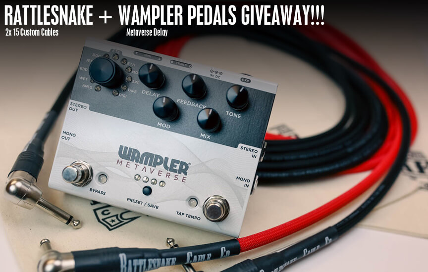 goldfixe's tweet photo. Win @RSnakeCableCo - 2x 15' Custom Cables / @WamplerPedals Metaverse Giveaway #giveaway https://t.co/ZNlMZdNkf3 https://t.co/TZNWncCh0x