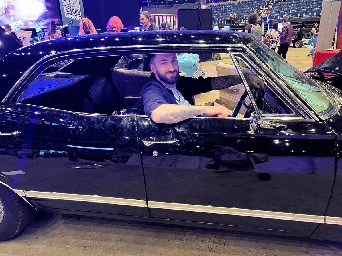 We had an ace day yesterday at Liverpool Comic Con. Finally got to meet @jarpad and ‘Baby’ the Chevy Impala after years of watching Supernatural. Roll on Wales Comic Con in August.  #liverpoolcomiccon #supernatural #Baby #chevroletimpala #67chevyimpala