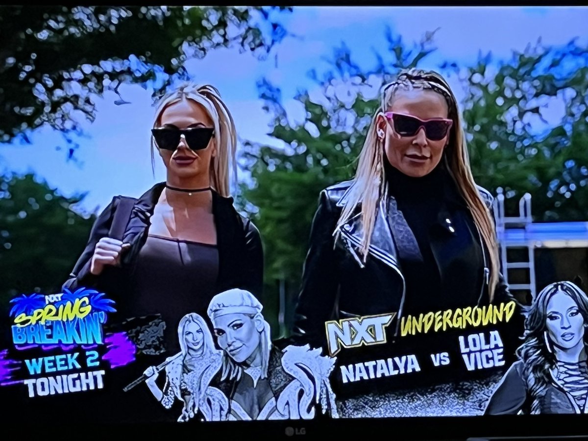 Karmen Petrovic and The Queen of Harts Natalya #WWENXT #NXTSpringBreakin #KarmenPetrovic #Natalya