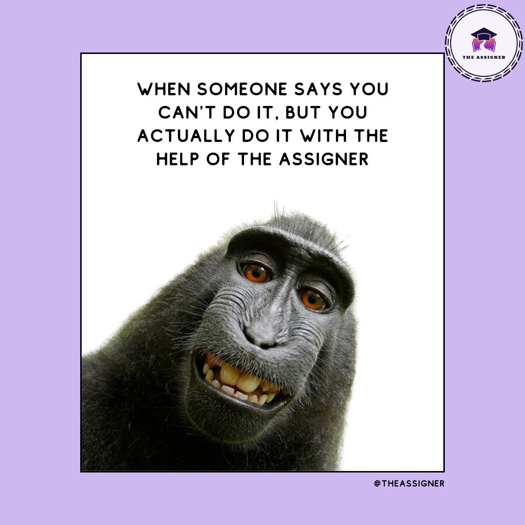 'With The Assigner, nothing is impossible! Let our experts help you conquer your academic challenges and prove the naysayers wrong. 😄🙌'
#AssignmentHelp #AcademicSuccess #OvercomeChallenges #BelieveInYourself #TheAssigner