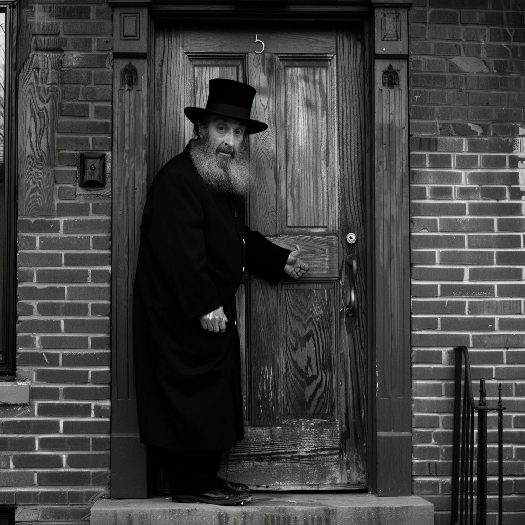 [Williamsburg, 1927]
The morning after 'Schlissel Challah Shabbos'