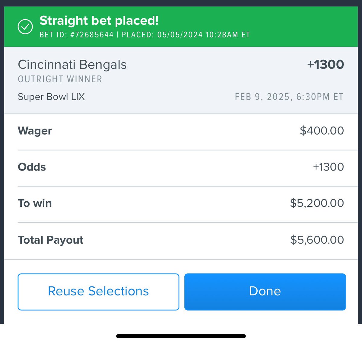 Future bet! #whodey #bengals #rulethejungle @bengals