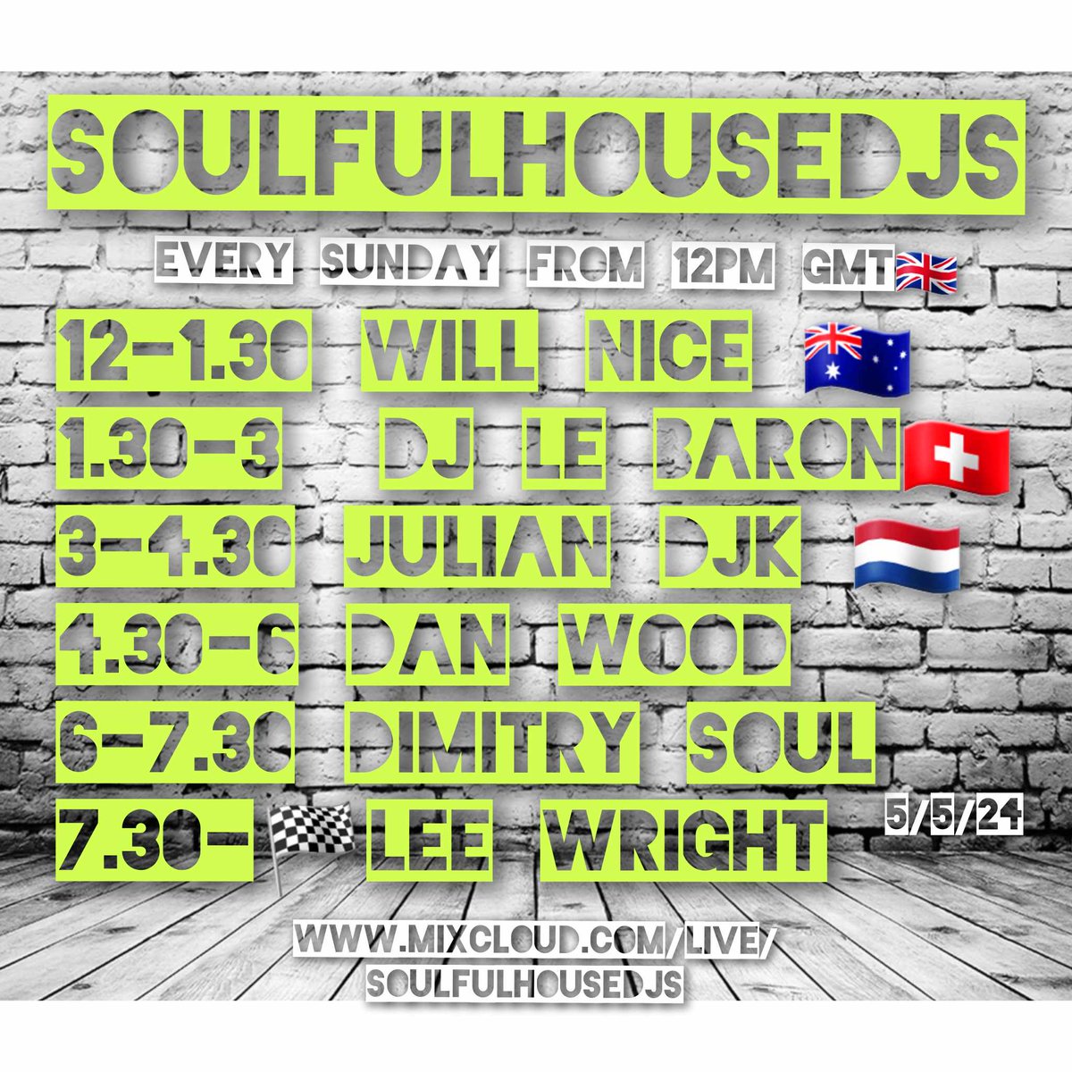 Brining the Bank Holiday 🔥 all day today!

Get us on: mixcloud.com/live/soulfulho…

See you in the chat🗣

#soulfulhouse #housemusic #house #housemusicalllifelong