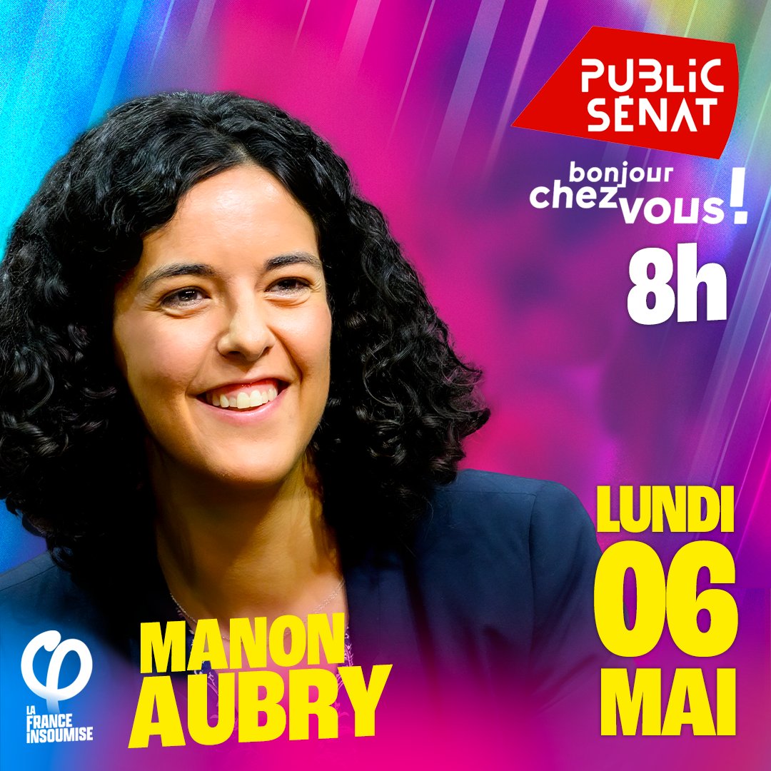 Ravie de vous retrouver demain matin à 8h dans #Bonjourchezvous , la matinale de Public Sénat !