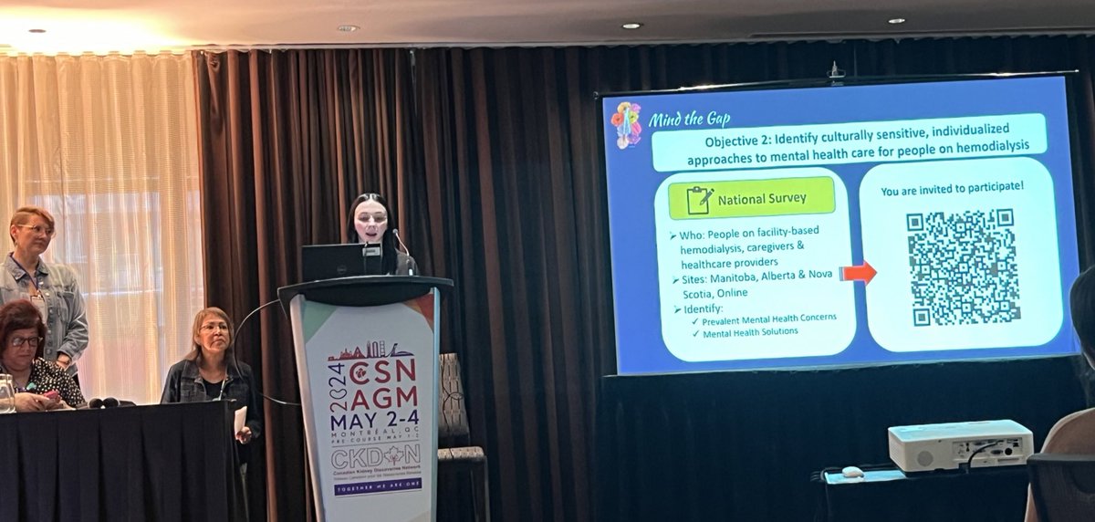 SevenOaksCDIC (@sevenoakscdic) on Twitter photo #CanSOLVE2024 - Ashley Seitz and colleagues presenting on the <a href="/cansolveckd/">Can-SOLVE CKD Network - Le réseau Can-SOLVE CKD</a> Mind the Gap project this morning! The project is identifying priorities and solutions for improving mental healthcare in in-centre hemodialysis in Canada 🇨🇦. #CanSOLVE2024 - Ashley Seitz and colleagues presenting on the <a href="/cansolveckd/">Can-SOLVE CKD Network - Le réseau Can-SOLVE CKD</a> Mind the Gap project this morning! The project is identifying priorities and solutions for improving mental healthcare in in-centre hemodialysis in Canada 🇨🇦.