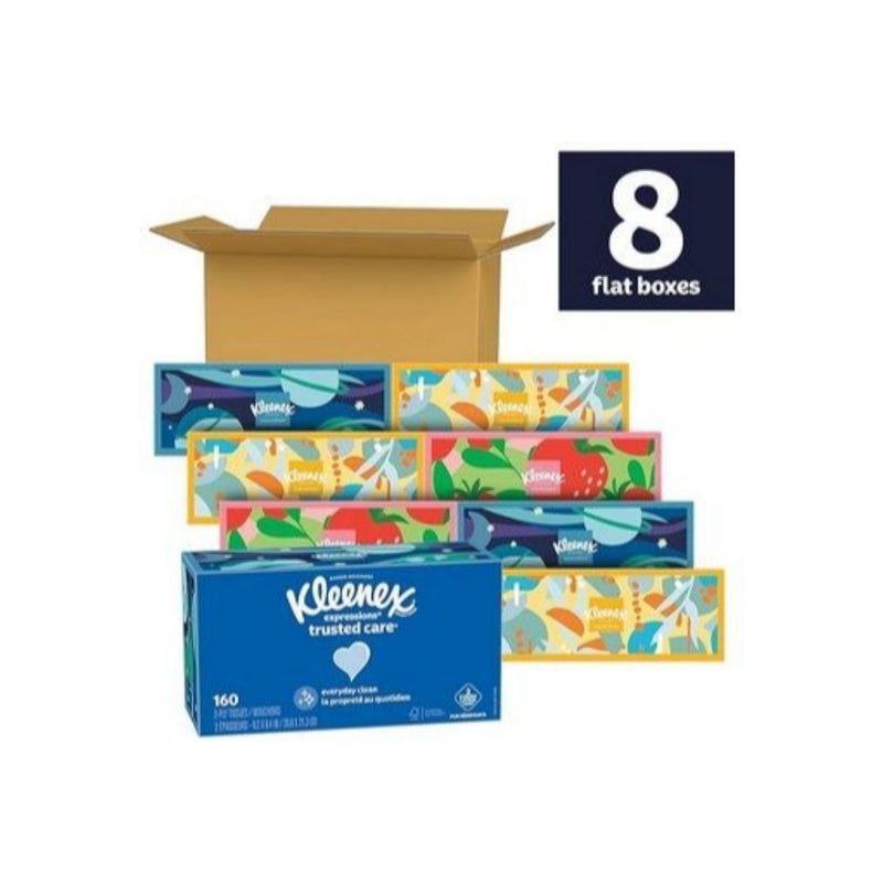 8-Boxes Kleenex Expressions Trusted Care Facial Tissues (160 Tissues per Box) *ONLY $11.89-$13.59!*

 buff.ly/3ydToaY

#bestdeals #deals #shopping #gifts #onlineshopping #rundeals #couponcommunity #hotdeals #online #dealsandsteals