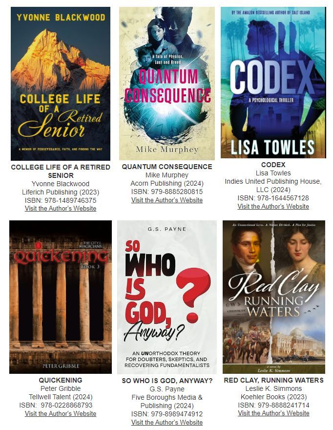 SPOTLIGHT BOOKS OF THE WEEK! Our AUTHOR SHOWCASE features an exclusive selection of extraordinary books for an engaging and diverse reading experience you won't want to miss. buff.ly/3P9iVF4 #bookstagram #bookrecommendations