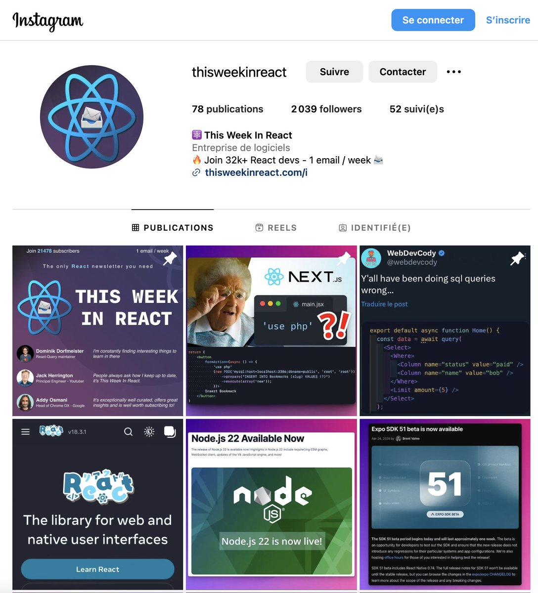 Already 2k here 🙌 It's fun to post visual React/frontend things there Memes and tips work well, but not so much React news It's not always easy to find a good square image