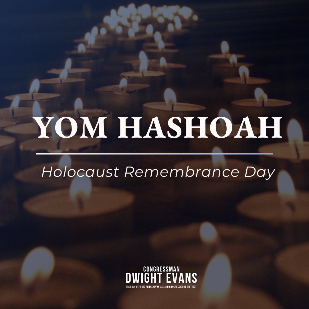 Today, we honor the 6 million lives taken during the Holocaust. We must continue to fight against antisemitism and ensure the safety of Jewish people in America and abroad.