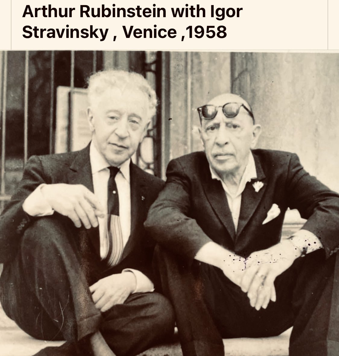 Looking enigmatic two dapper gentlemen and amazing musicians. #piano #pianists #composers #music