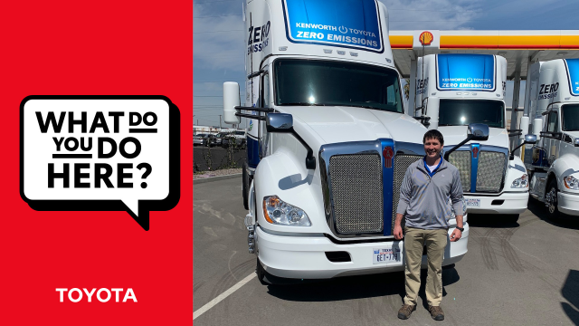 Meet Bryan Rosier, who — drawing upon his many years in the Powertrain group at #Toyota Kentucky — is leading a team that has developed a heavy-duty zero emissions fuel cell kit for use in a Kenworth commercial semi-truck. #ToyotaEmployee onetoyota.co/4bqXzyO