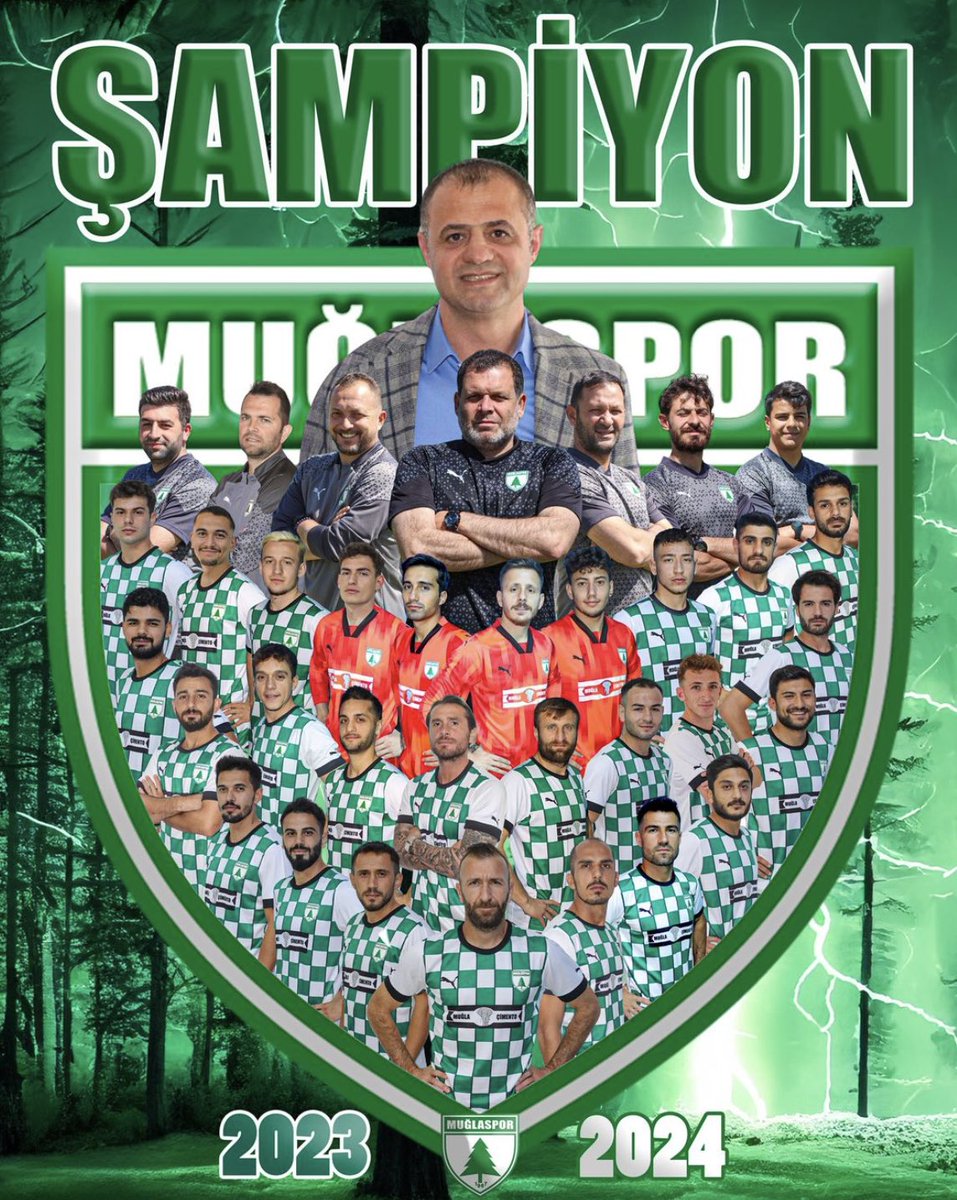 Şampiyon Muğlaspor 🏆 BAL Ligi 5. Grupta Sarayköy Spor’u 1-0’lık skorla geçerek şampiyon olan Muğlasporumuzu tebrik ediyor, 3. Lig’de başarılar diliyorum.