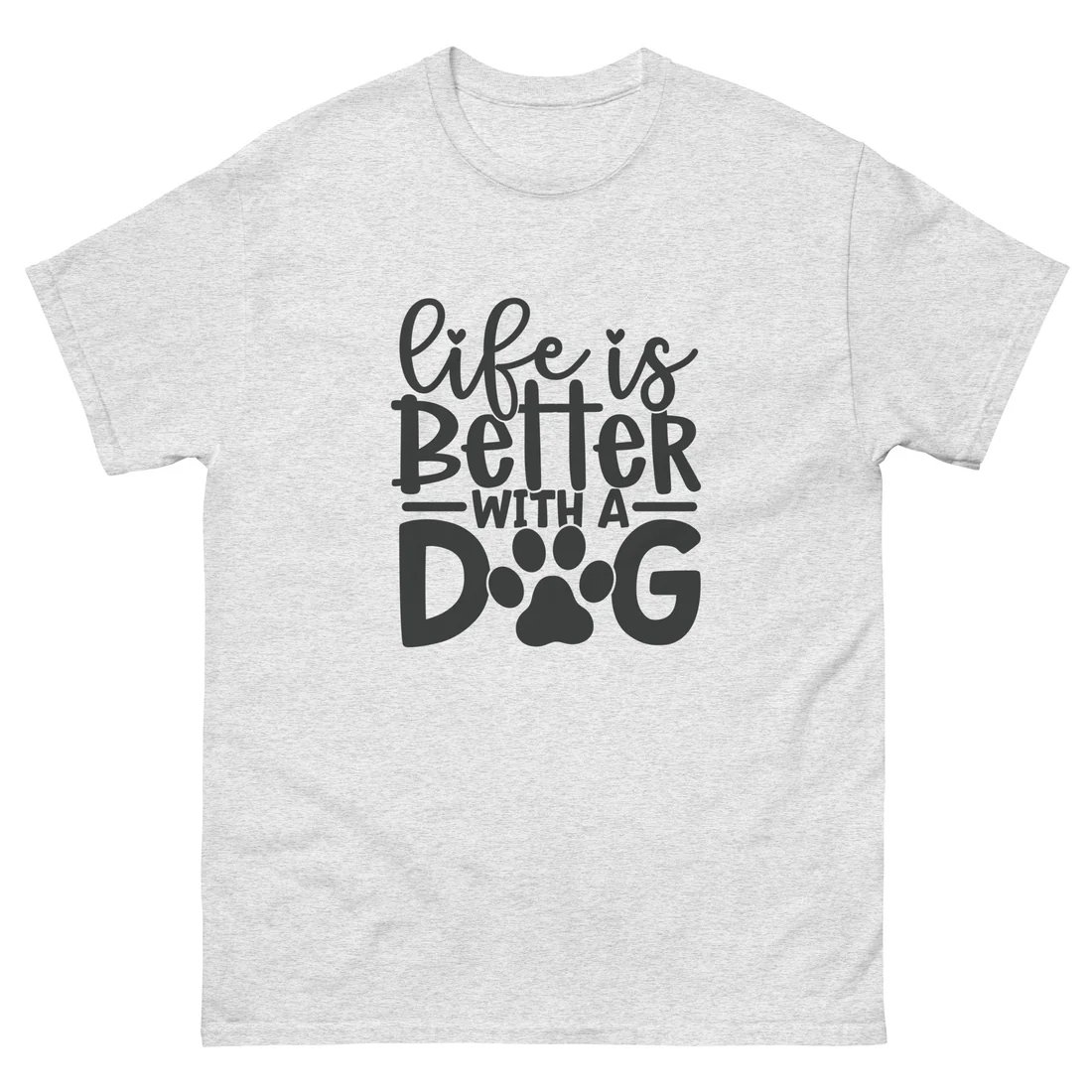 LIFE IS BETTER WITH A DOG simpleeapparelstore.com/collections/do… #dogs