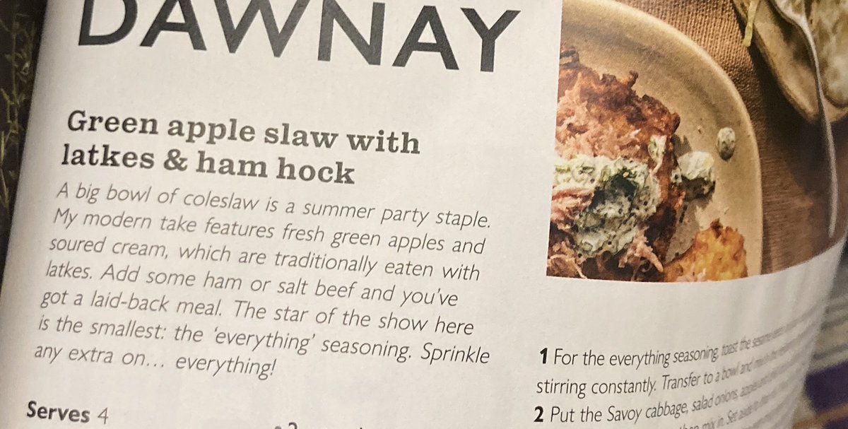 Hilarious fusion food in Waitrose magazine this month