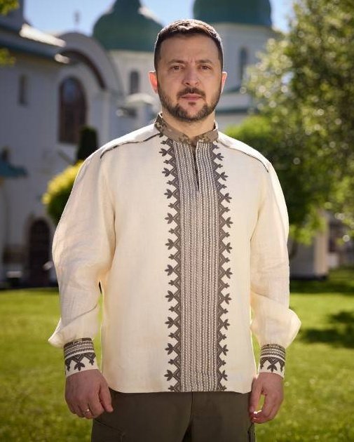 President @ZelenskyyUa's vyshyvanka is incredible 🔥🔥🔥