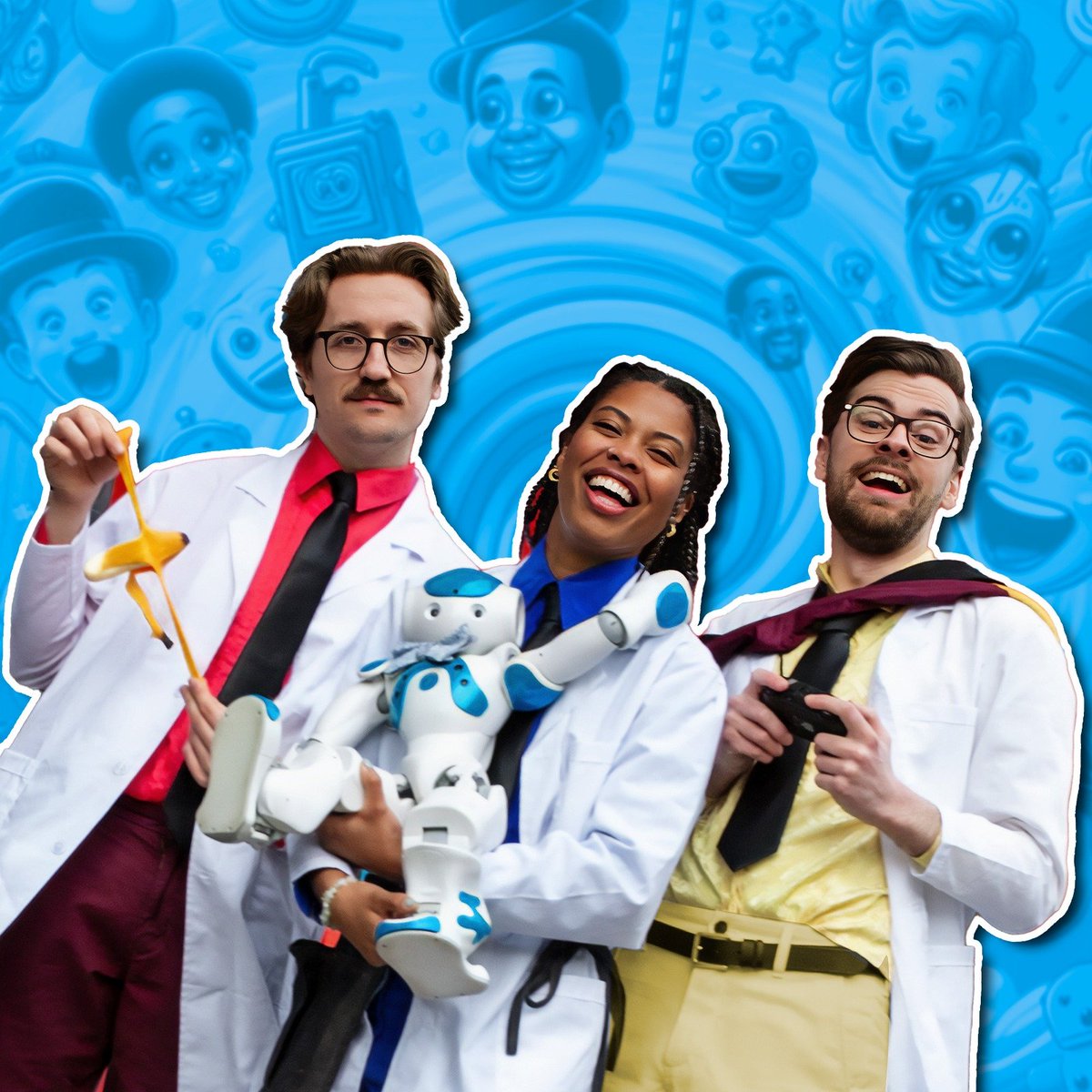Introducing A.L.Ex and the ImproBots: a hilarious #AI show for kids, previewing at <a href="/thetoymuseum/">Brighton Toy Museum</a>  <a href="/brightonfringe/">Brighton Fringe</a> on Saturday 25 May 5:15pm! Written and directed by science comedy genius <a href="/Boydbranch/">Boyd Branch</a>, produced by <a href="/MirowskiPiotr/">Piotr Mirowski @bsky.social</a> <a href="/TallTalesSarah/">sarah davies</a> @p_jlittle, with excellent cast
