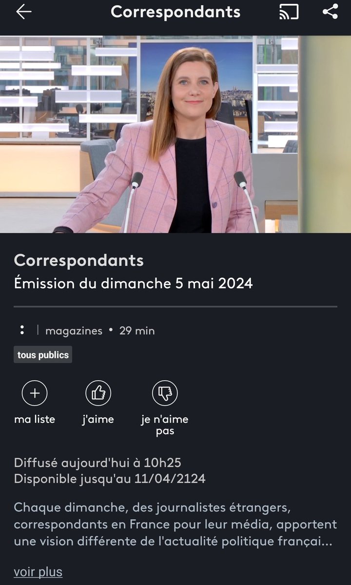 Roux76841941's tweet photo. Vraiment bien devant le replay de
"Correspondants"
Une emission qui est un des atouts majeurs de @franceinfo TV
Présentée par @CamilleGrenu
Avec en plus le remarquable
#AlbertoToscano 🇮🇹 https://t.co/TSLIeDgvEJ