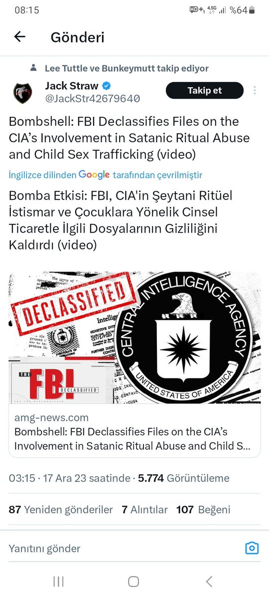 Evet, ne zaman birbirinizi tutuklamaya başlarsınız? 
@Fbi @Cia     @Cia @FBI 

#Pizzagate
#Pfizergate
#EpsteinList 
#obamaGate
#Wefpupets