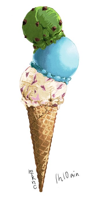 「ice cream white background」 illustration images(Latest)