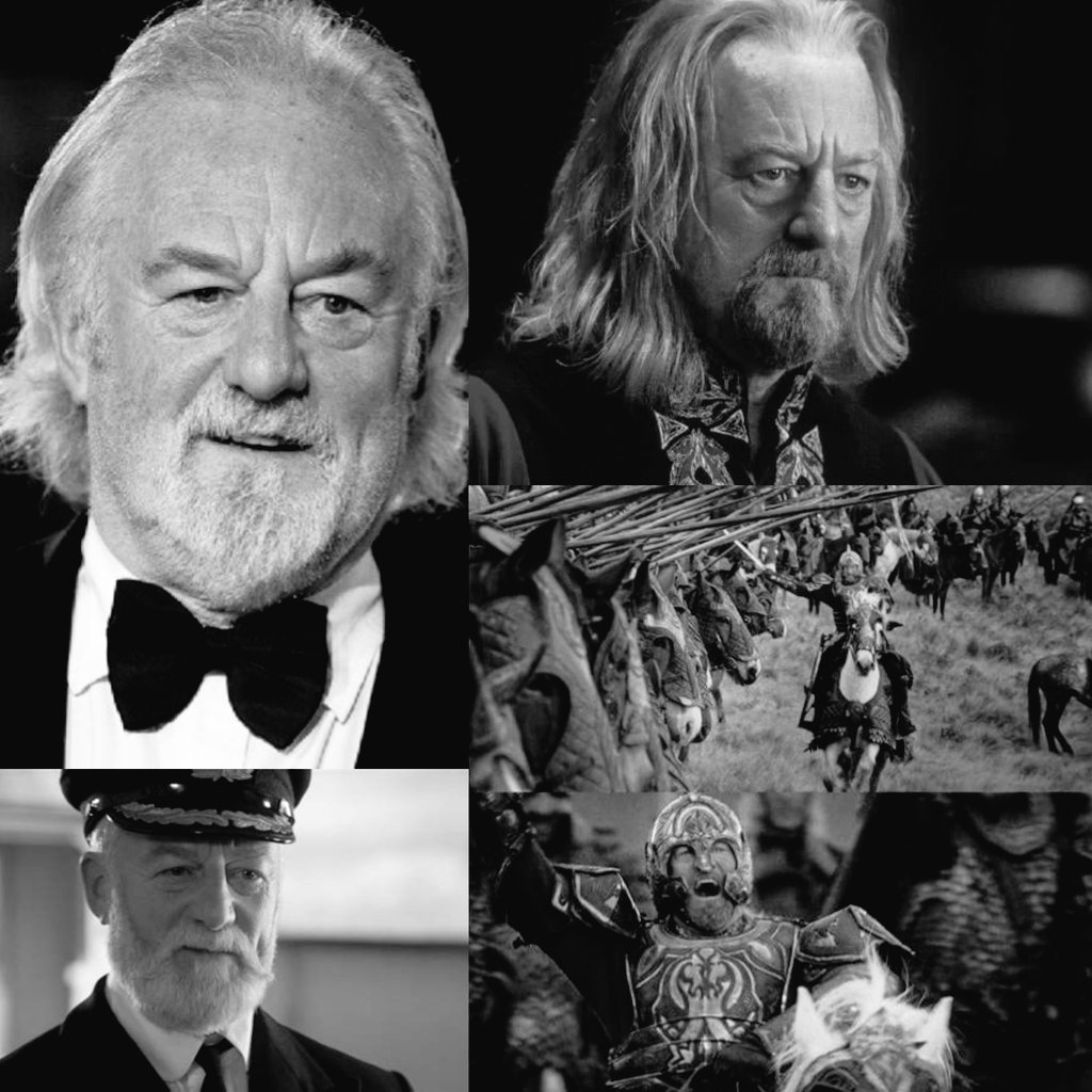 🎬🕯🕊😔 'Pour Eorlingas!' Le grand Bernard Hill, Capitaine du 'Titanic' de @JimCameron & 'roi Théoden' de la Trilogie 'Lord of the Rings' de Peter Jackson, vient de nous quitter. L'acteur britannique avait 79ans. Pensées vers sa famille et ses proches. #BernardHill (1944-2024)