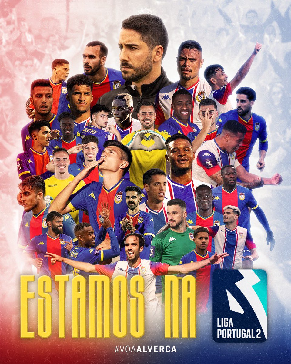 Está FEITO! ❤️💙
19 anos depois, de regresso à Liga Portugal II 🤝❤️💙

#VoaAlverca #UmSóDestino