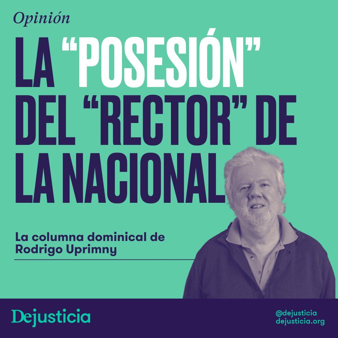 'La “posesión” como rector de la Universidad Nacional (UNAL) de Ismael Peña ha sido tan poco transparente y jurídicamente irregular como lo fue su designación por el Consejo Superior Universitario (CSU)'mo, escribe @RodrigoUprimny en su columna de hoy para @elespectador.