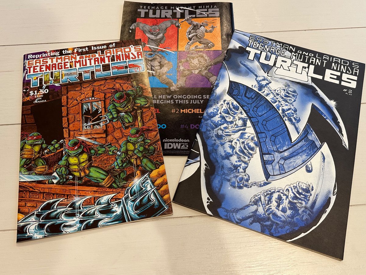 I’m legitimately excited about everything @IDWPublishing has planned for the 40th anniversary of TMNT (still some secrets left!), but it’s always important to remember none of this would be possible - comics, movies, shows, games, etc - without Kevin Eastman and Peter Laird.
