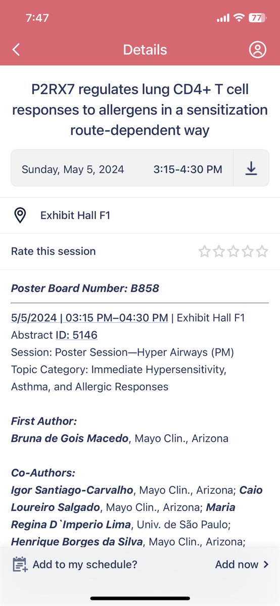 I am not at #AAI2024 this year, but two of my trainees (Bruna Macedo and Igor Santiago-Carvalho) are! Stop by poster B858 this afternoon to see Bruna’s latest results!