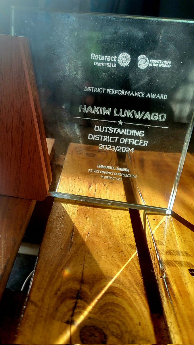 Proud to have been recognized Outstanding District Officer at the recently concluded 99th Rotary District Conference. Thankful to the entire Interact Committee, we shined.