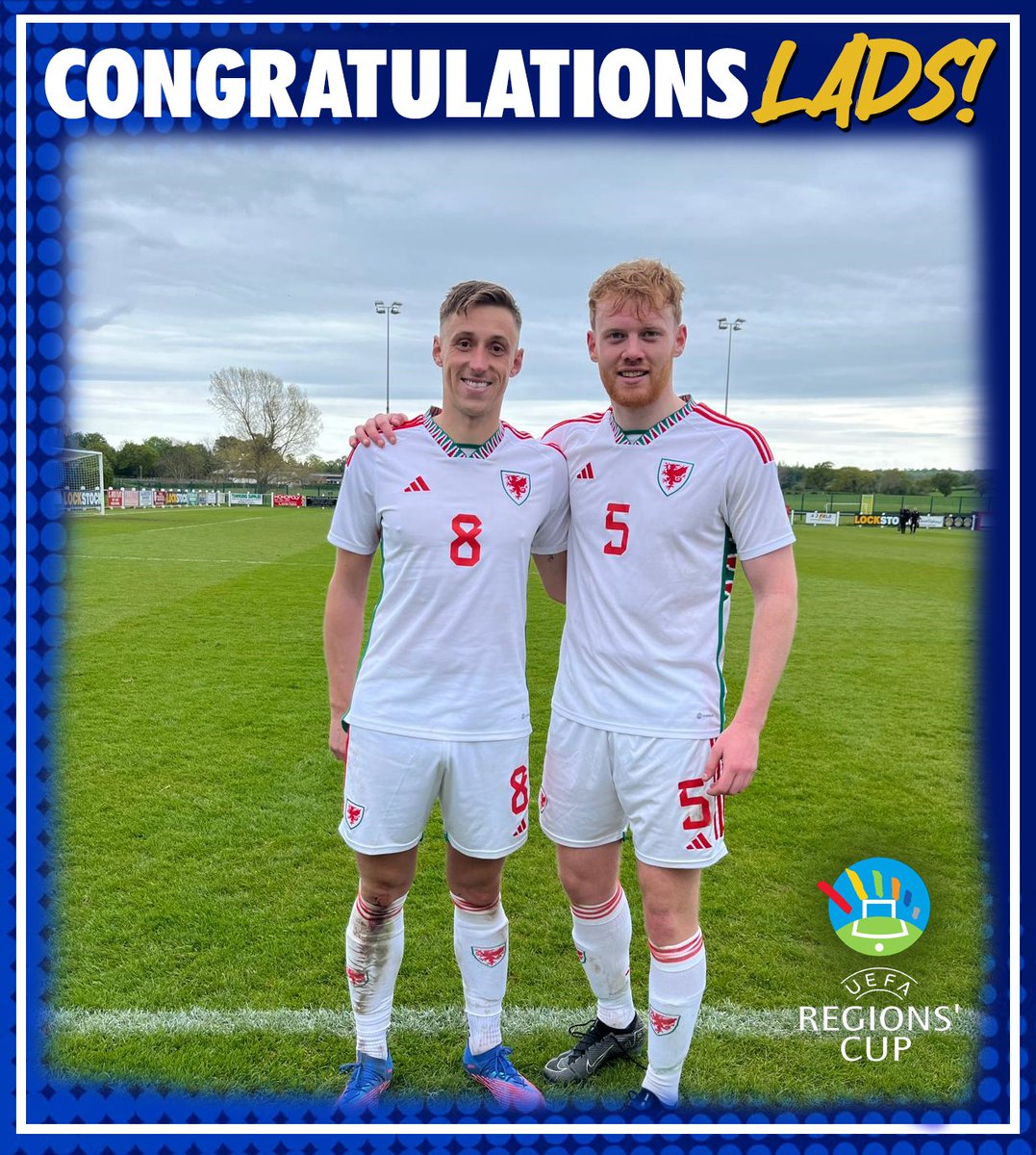 Two of our own . Congratulations @GeorgeMitten @cottam_harry on starting for the North wales squad in a 2-0 defeat against South Wales. 2nd leg to go so fingers crossed 🔵⚪️🔵