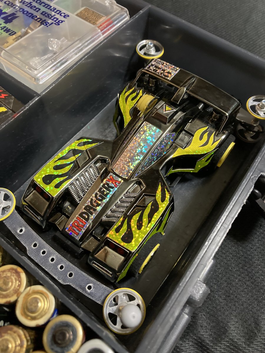 【本人確認済のみ】トライダガーX ブラックメッキボディー 本人確認済のみ】トライダガーX ブラックメッキボディー 本人確認済