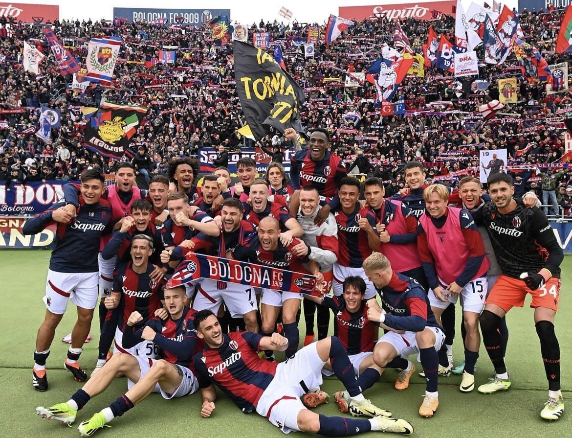 ✅🇪🇺🟠 IL BOLOGNA È ARITMETICAMENTE IN EUROPA LEAGUE!
Grazie alla sconfitta della #Fiorentina contro l’#HellasVerona (2-1 per gli scaligeri) il #Bologna è aritmeticamente nelle posizioni che valgono la qualificazione in #EuropaLeague! 

#SerieA #BolognaFC #ThiagoMotta