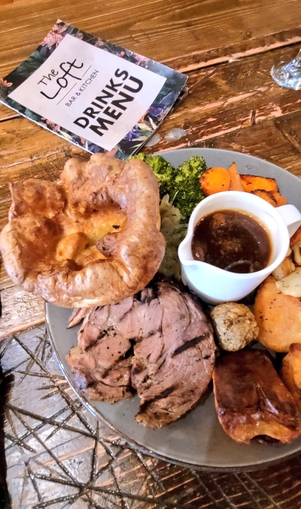 Superb Sunday Lunch... Bank Holiday weekend.. Fantastic food and amazing service @TheLoftBrum @SouthsideDist