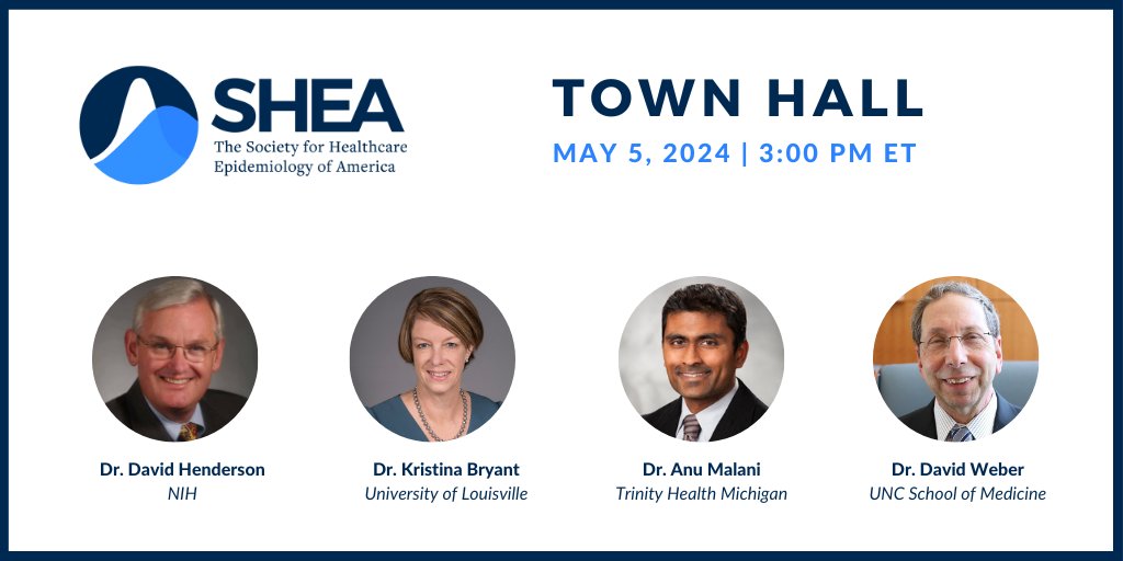 We look forward to seeing you today at 3pm ET at our monthly Town Hall! We're excited to have @AnuMalaniMD join the panel as we discuss Avian Flu. Register here bit.ly/4bnARaL or join us live on Facebook.