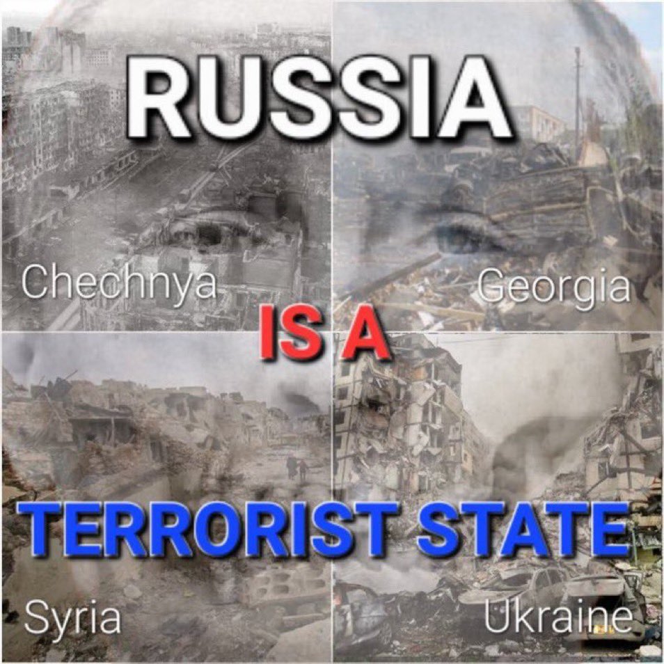 @serhii_rieznik Russia is a terrorist state!!!!
#RussialsATerroristState 

#UkraineNeedsAirDefense 
#CloseTheSky 
#StandWithUkraine